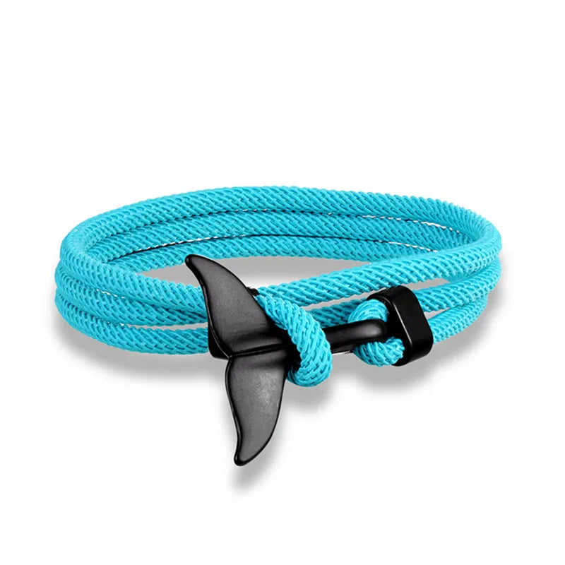Whale Tail Anchor Bracelet