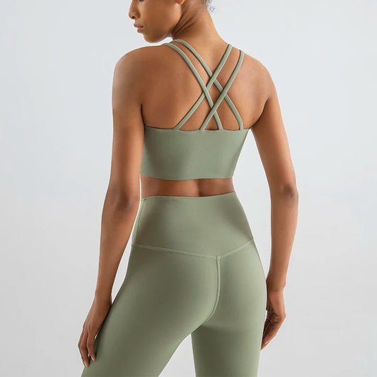 Cross Back Sports Bra