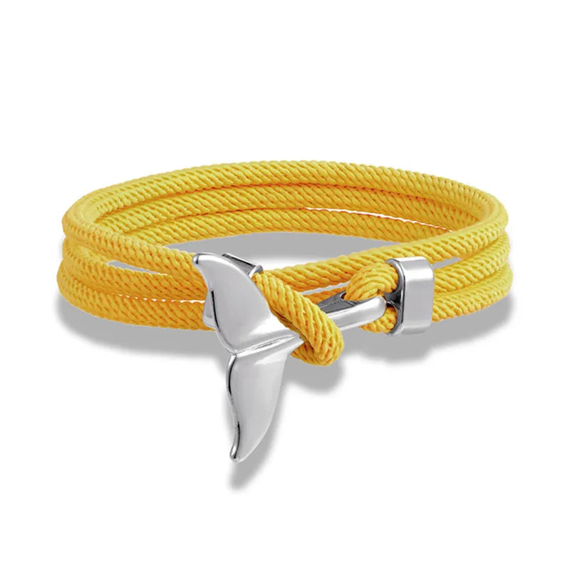 Whale Tail Anchor Bracelet
