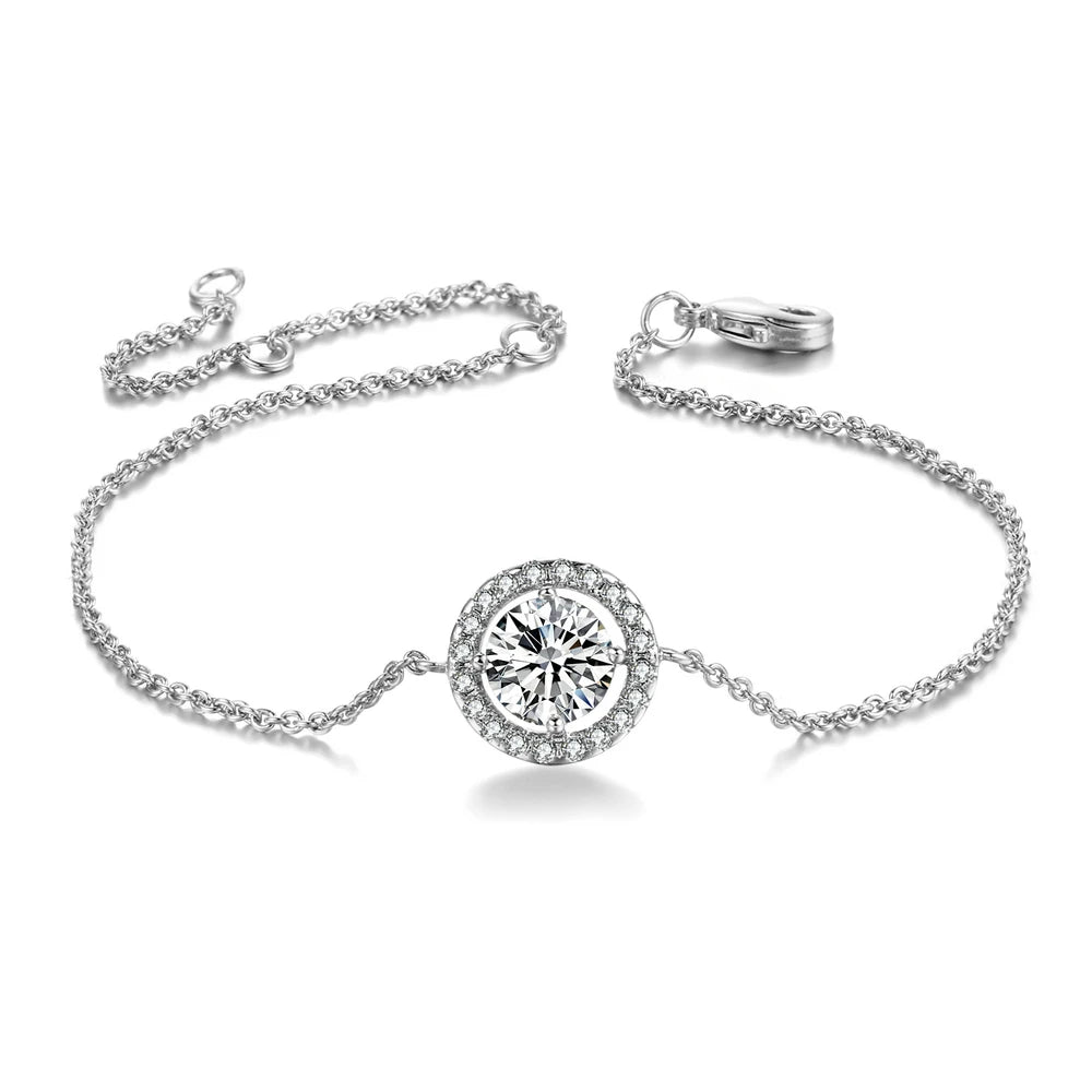 Zirconia Rose Gold Bracelet