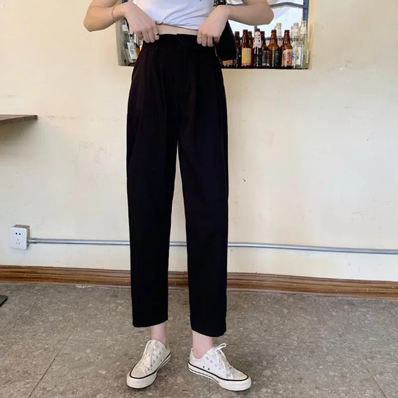 High Waist Suit Pants