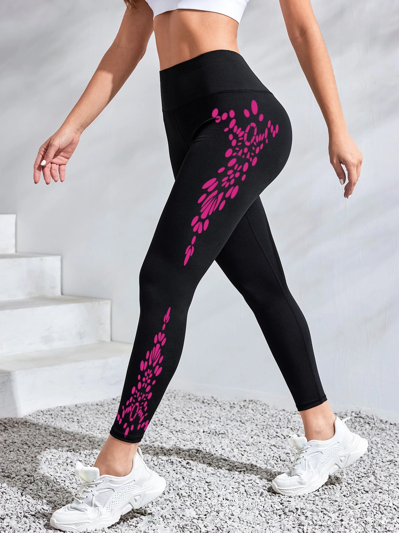 Printed Workout Running Leggings