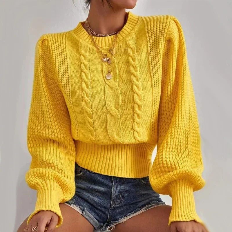 Loose Lantern Sleeve Sweater