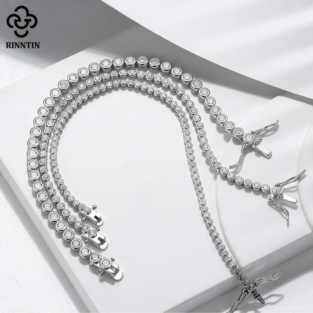 Sterling Zircon Tennis Bracelet