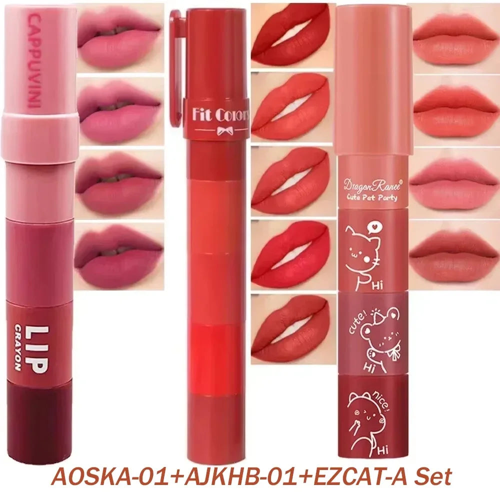 Four Piece Lip Crayon Kit