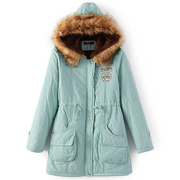 Thickened Hooded Winter Parka