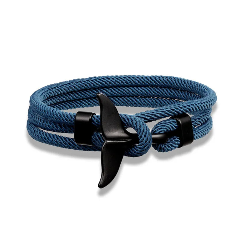 Whale Tail Anchor Bracelet