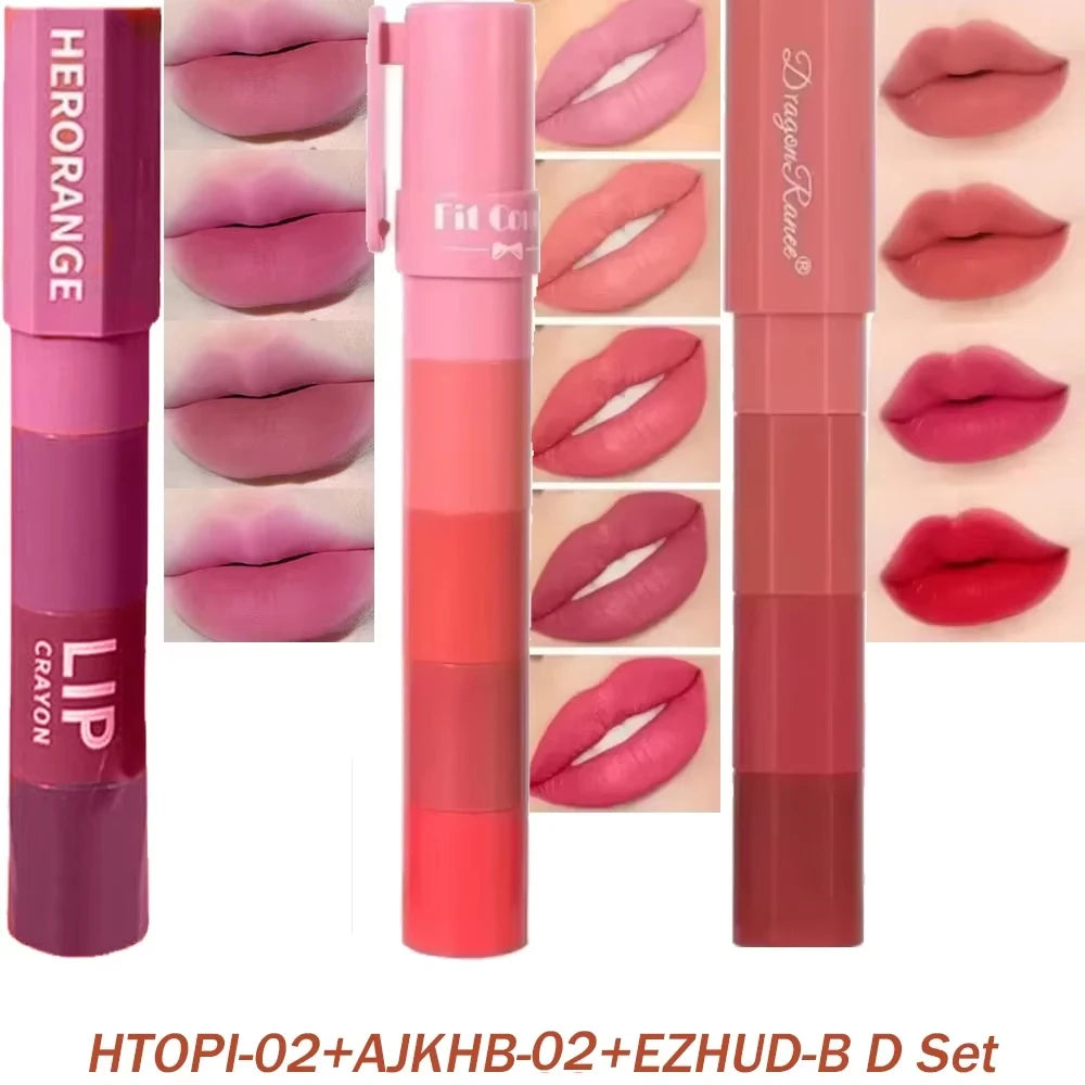Four Piece Lip Crayon Kit