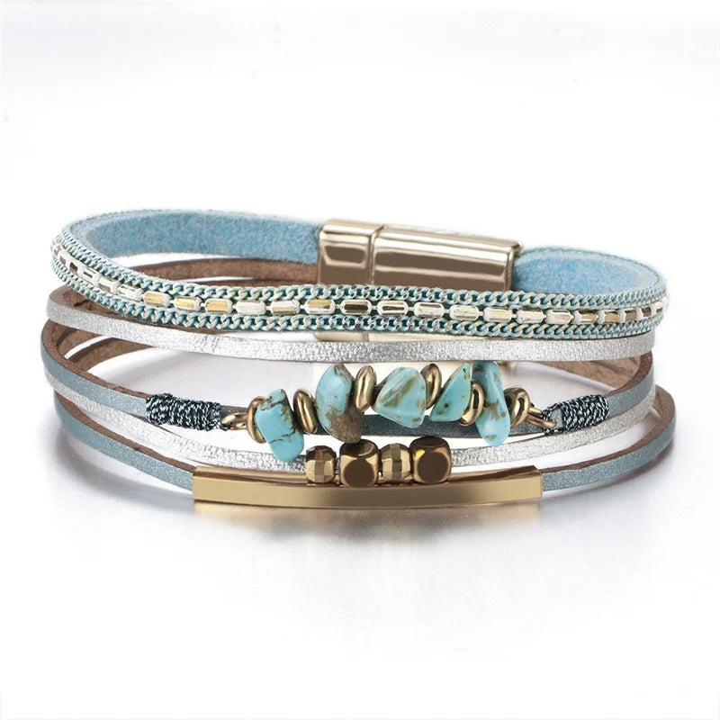 Western Cross Charm Bracelet