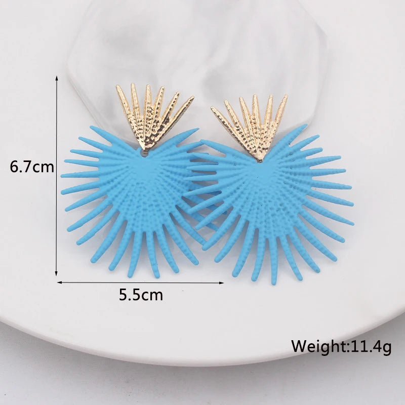 Blue Butterfly Drop Earrings