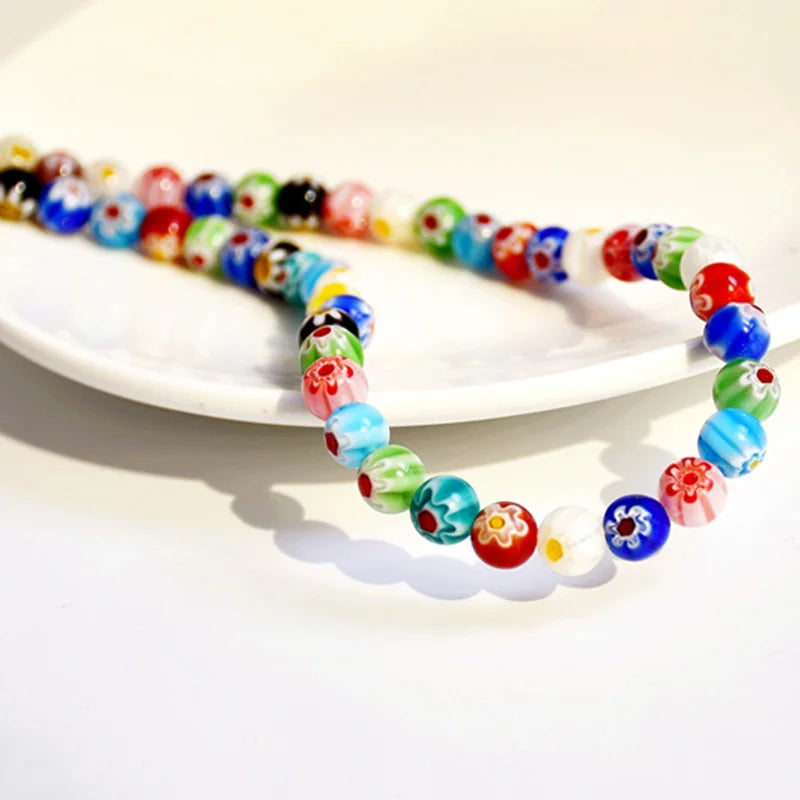 Bohemian Glass Bead Necklace