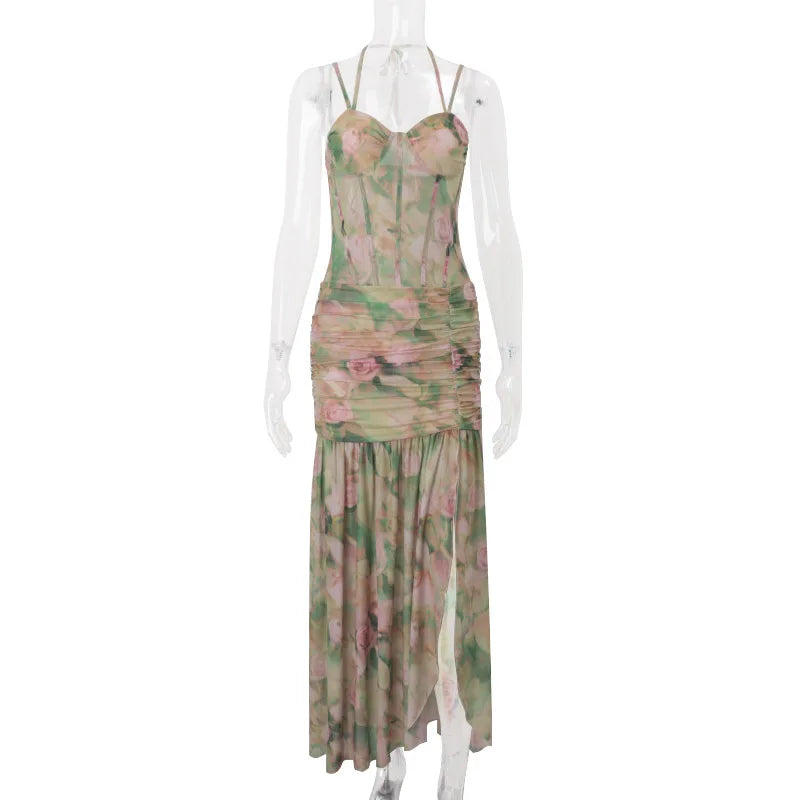Floral Split Maxi Dress