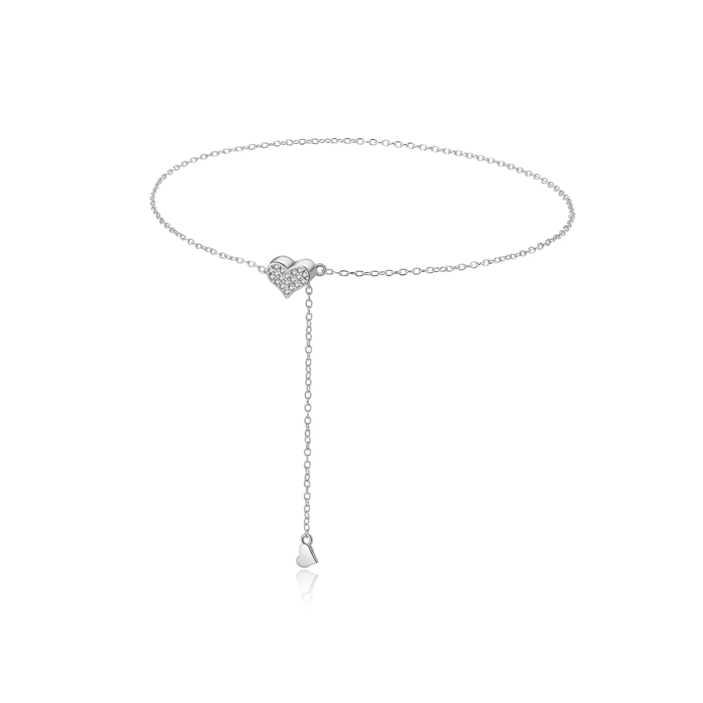 Sterling Heart Charm Necklace