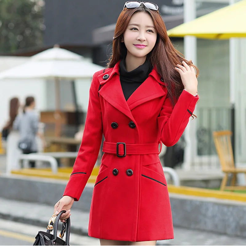 Double Breasted Wool Coat