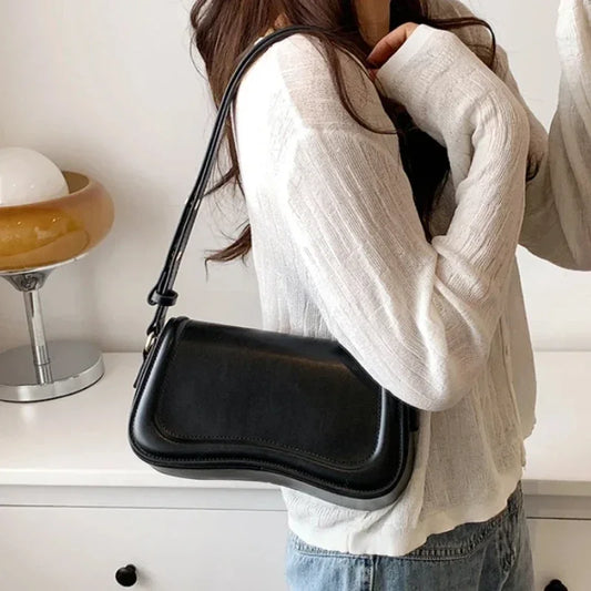 PU Leather Underarm Bag