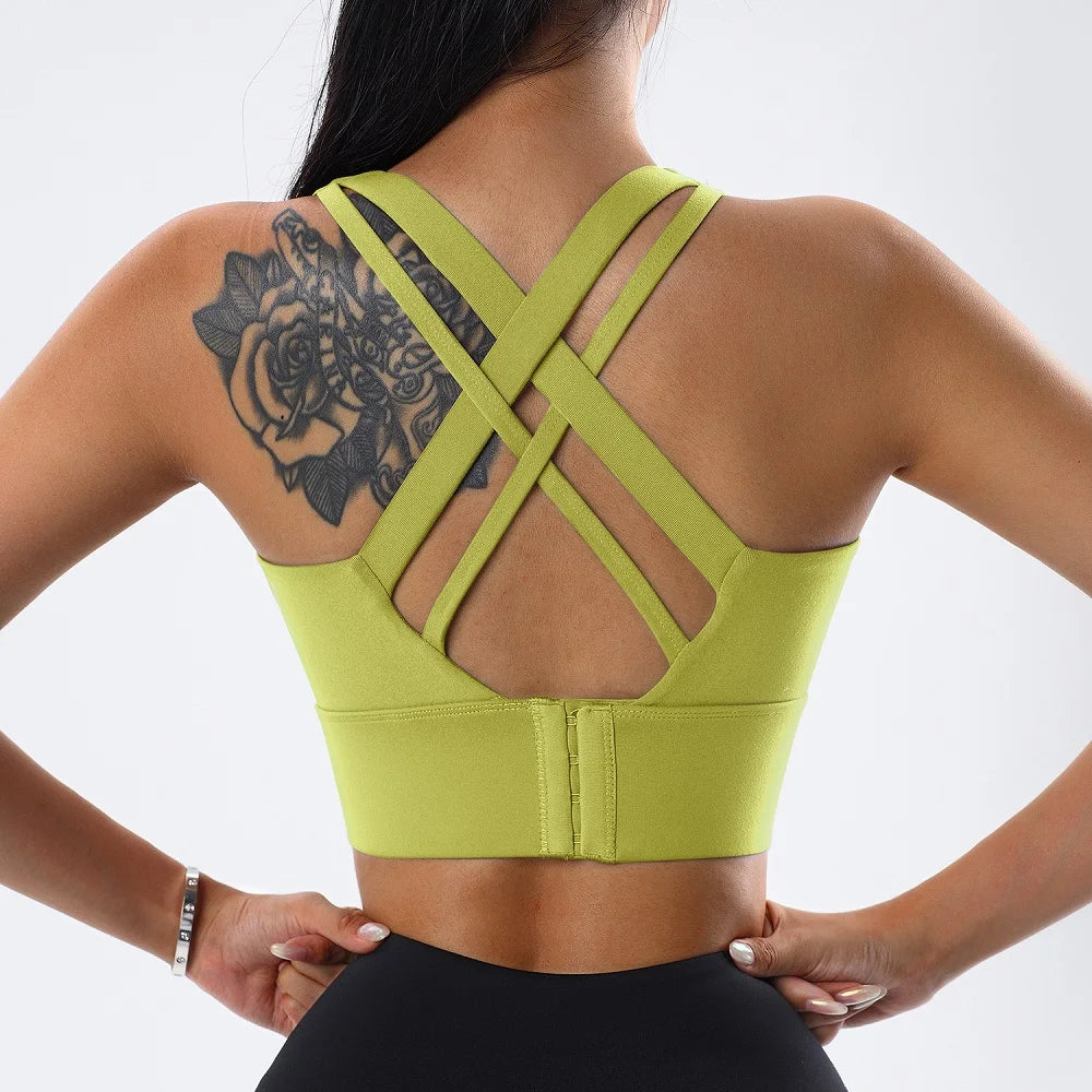 Open Back Sports Bra