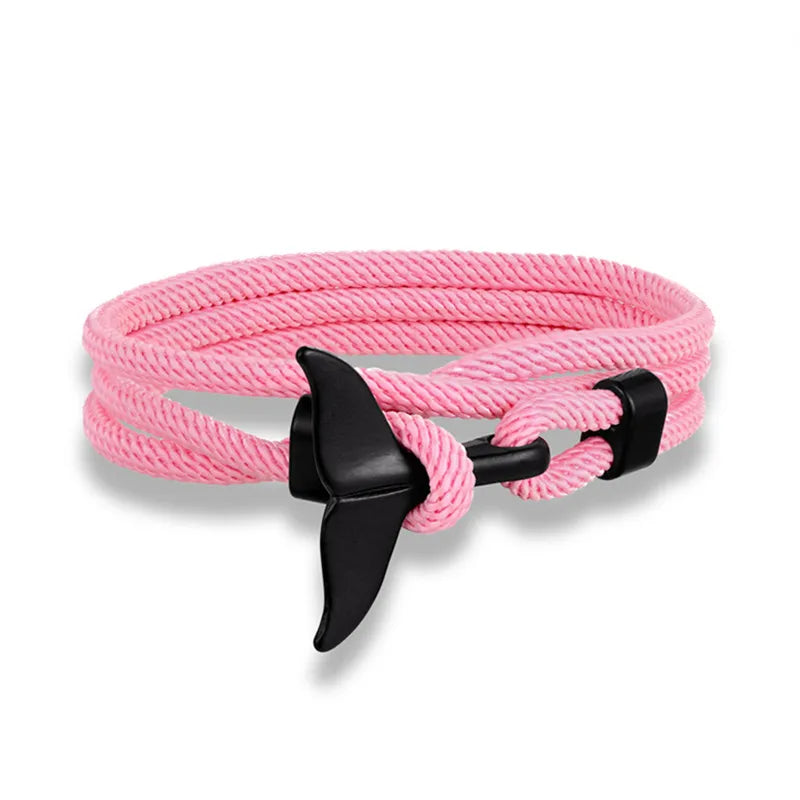 Whale Tail Anchor Bracelet