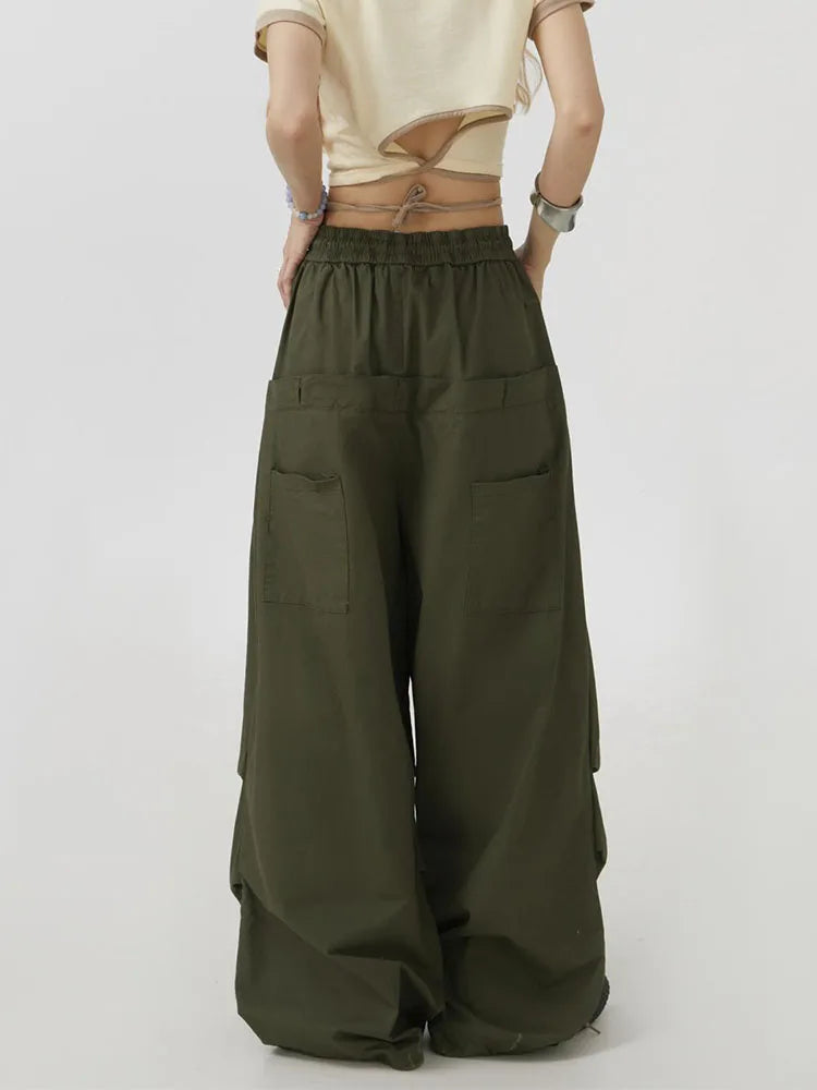 Y2K Cargo Wide Pants