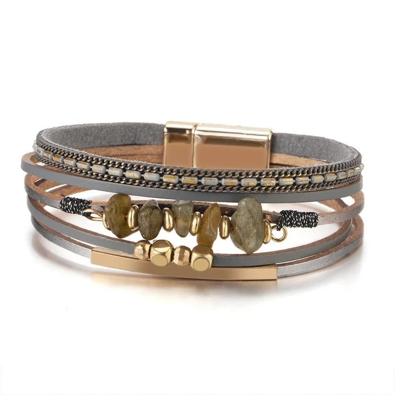 Western Cross Charm Bracelet