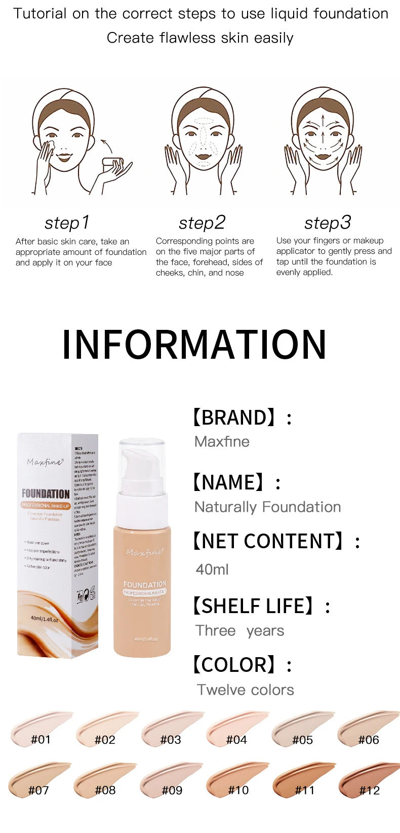 Sweat Resistant Liquid Foundation