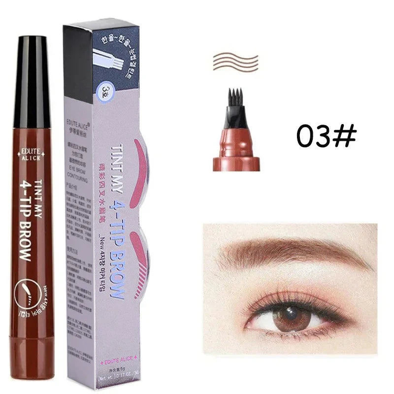 Fork Tip Eyebrow Pen