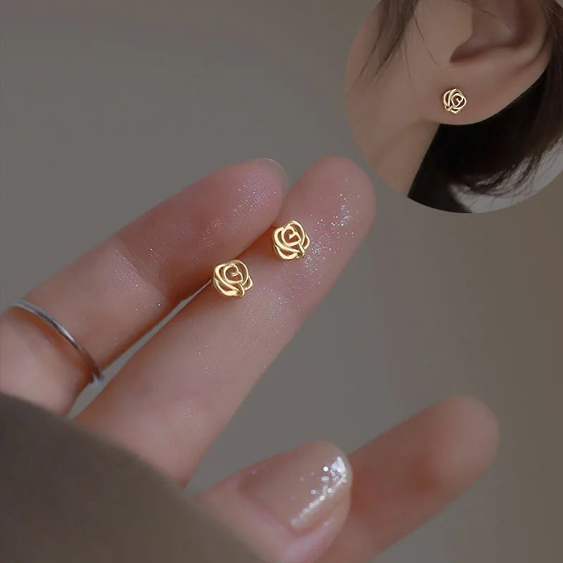 Gold Plated Zircon Studs
