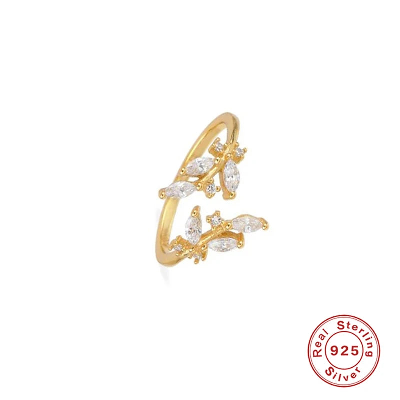 Adjustable Snake Silver Ring