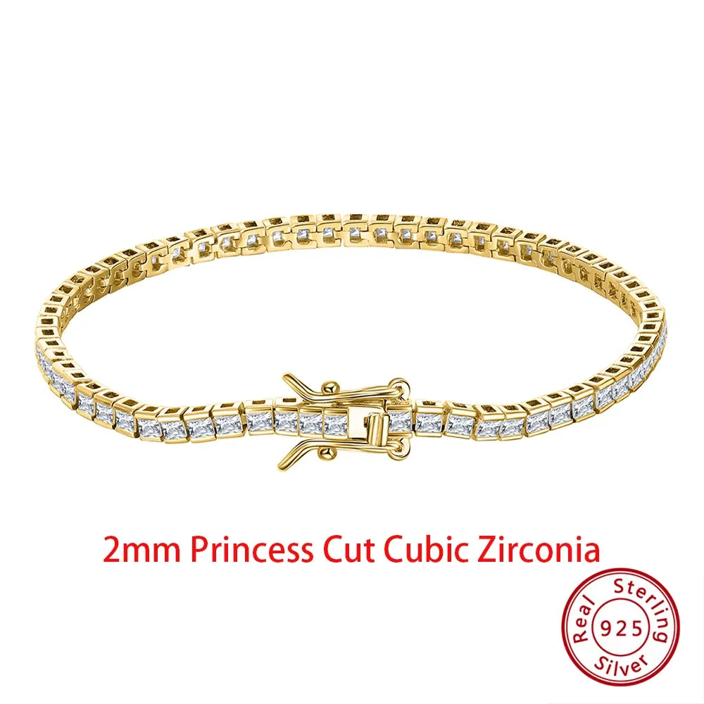 Sterling Zircon Tennis Bracelet