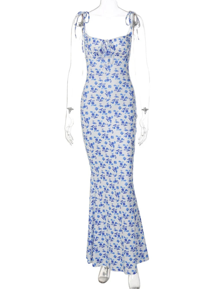 Floral Strapless Bodycon Dress