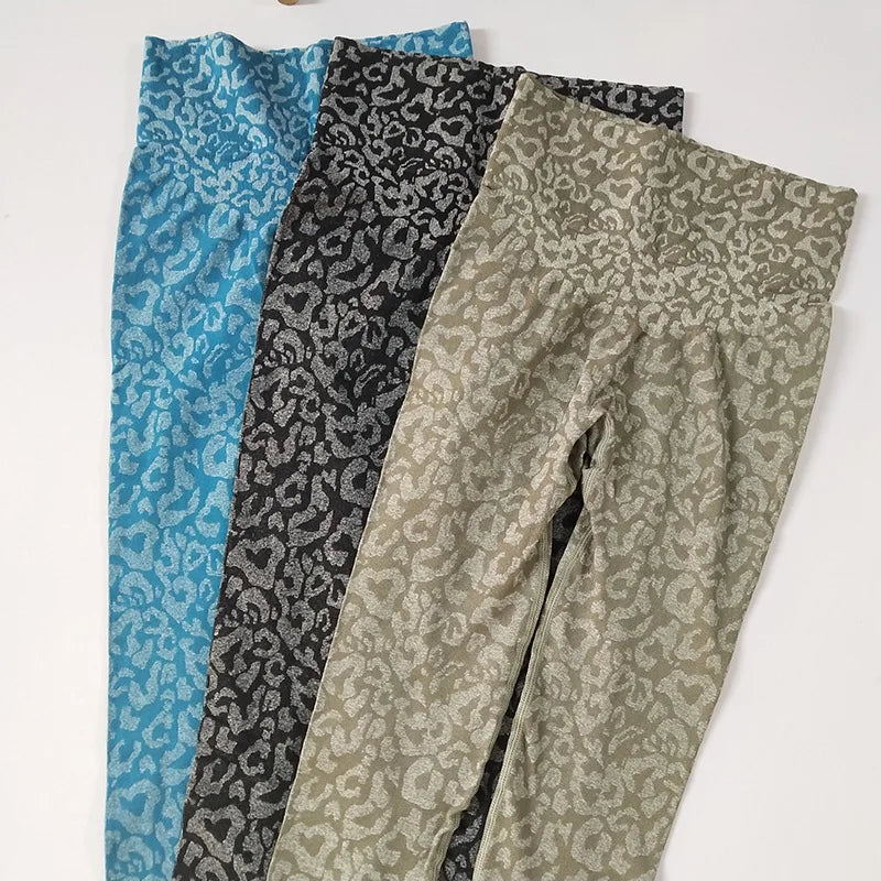 Leopard Seamless Yoga Leggings