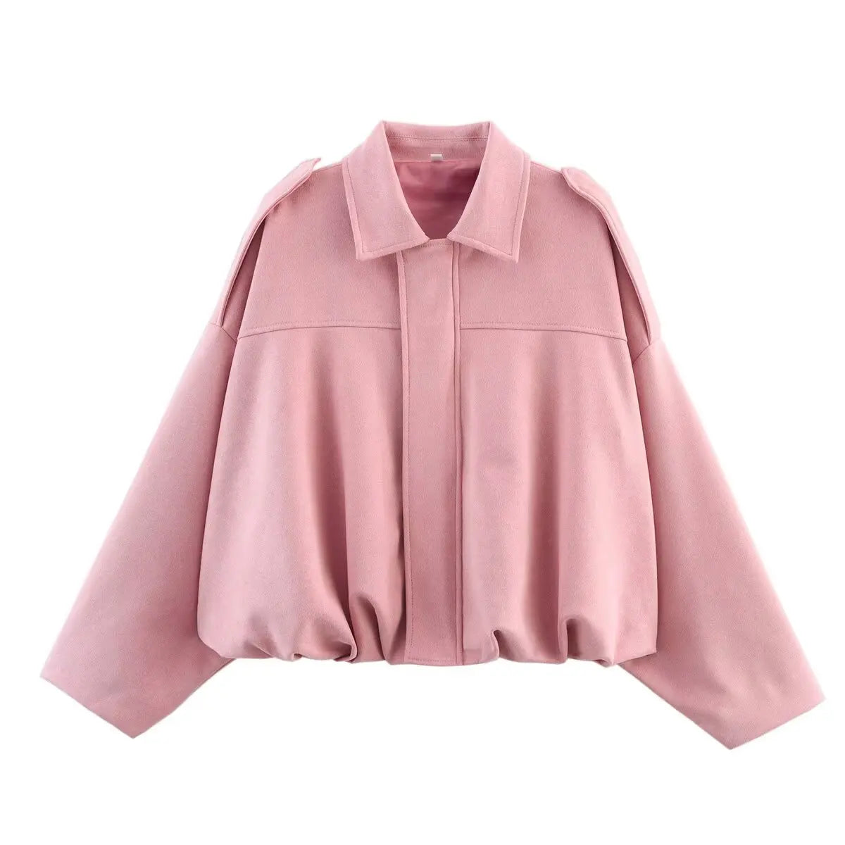 Suede Textured Bomber Jacket