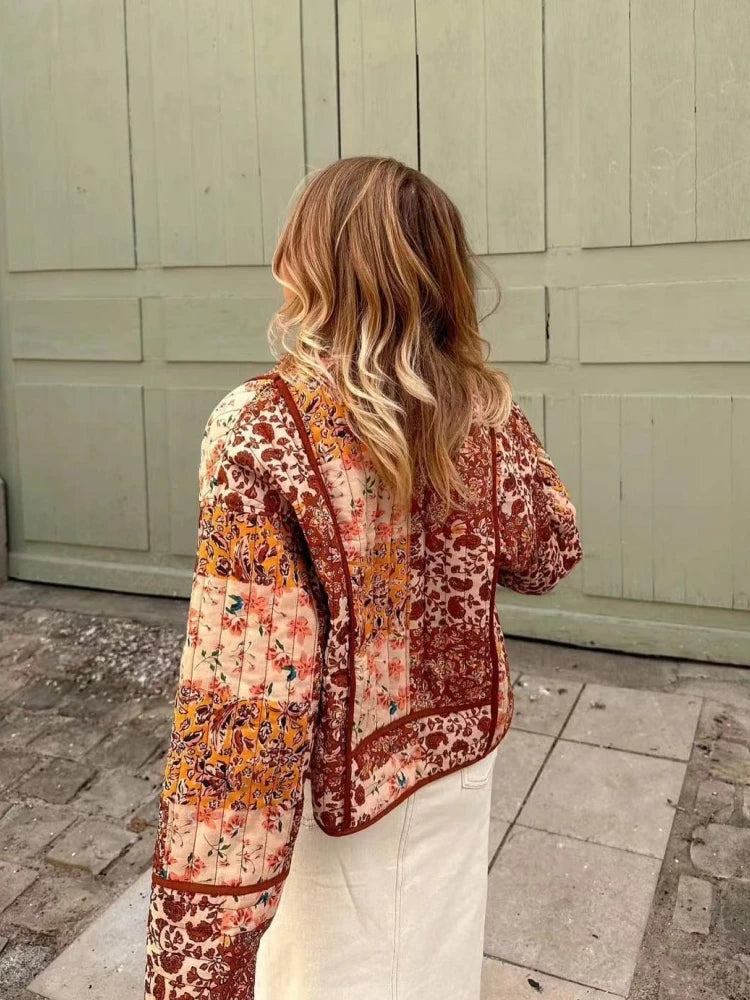 Vintage Patchwork Cotton Coat