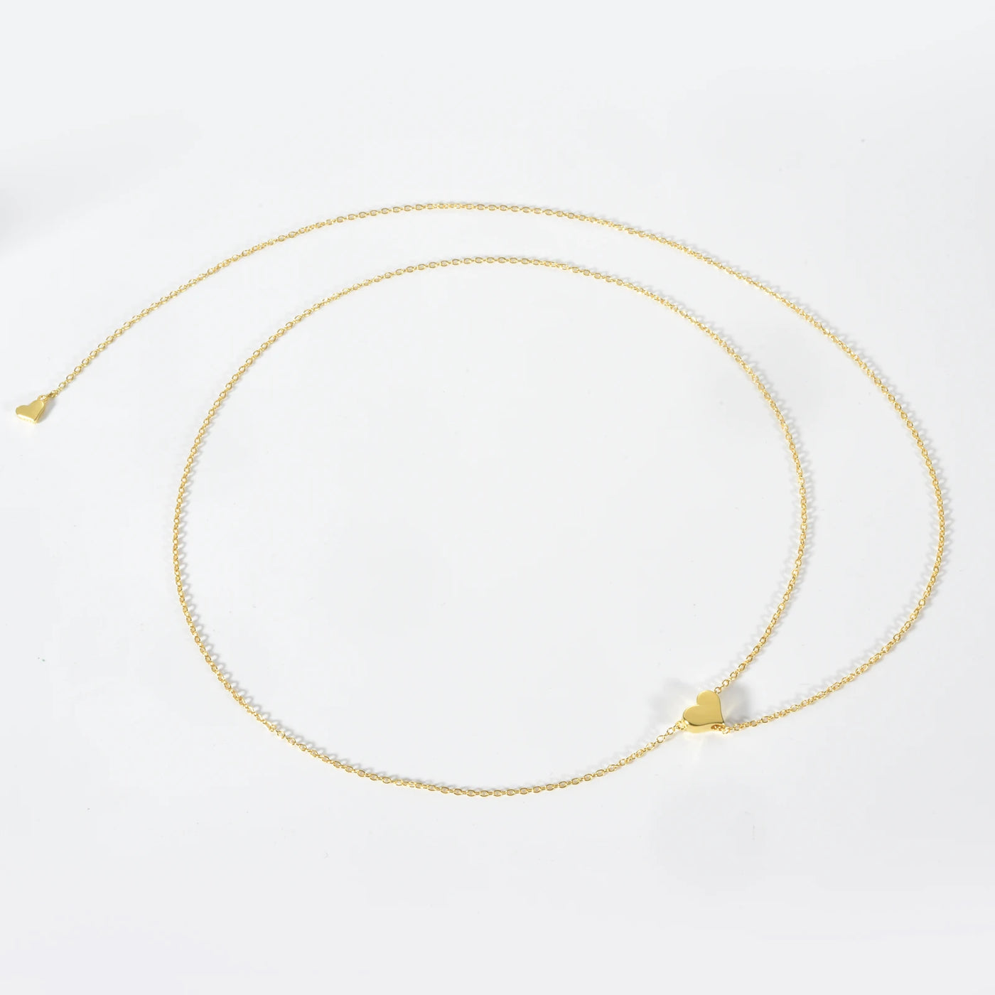 Sterling Heart Charm Necklace