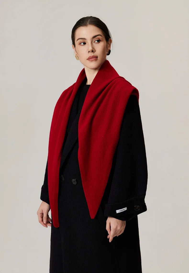 Solid Knitted Cozy Scarf