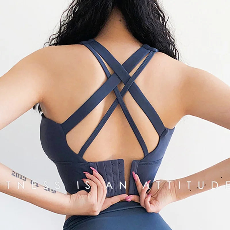 Open Back Sports Bra