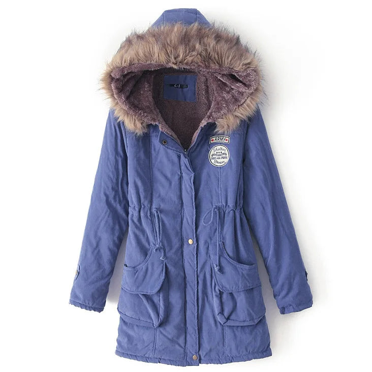Thickened Hooded Winter Parka