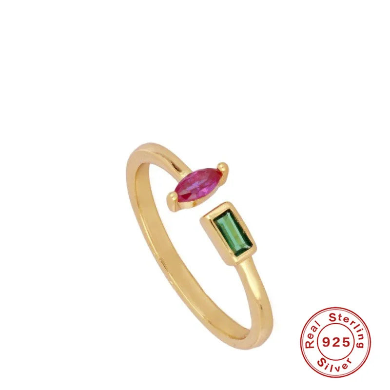 Adjustable Snake Silver Ring
