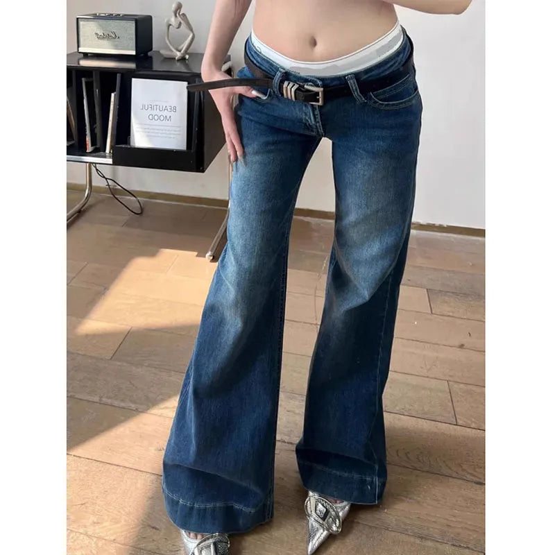 Low Waist Flare Jeans