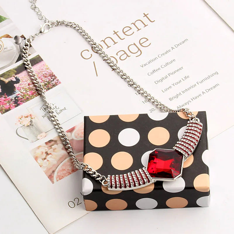 Vintage Gem Choker Necklace