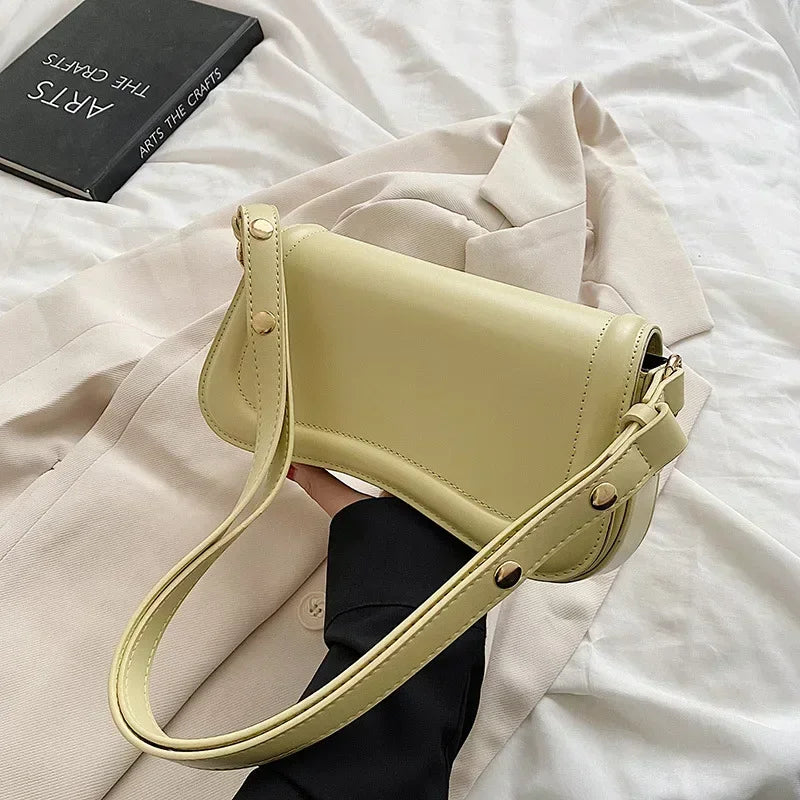PU Leather Underarm Bag