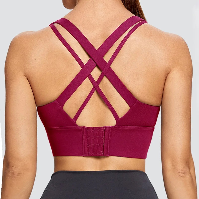 Open Back Sports Bra