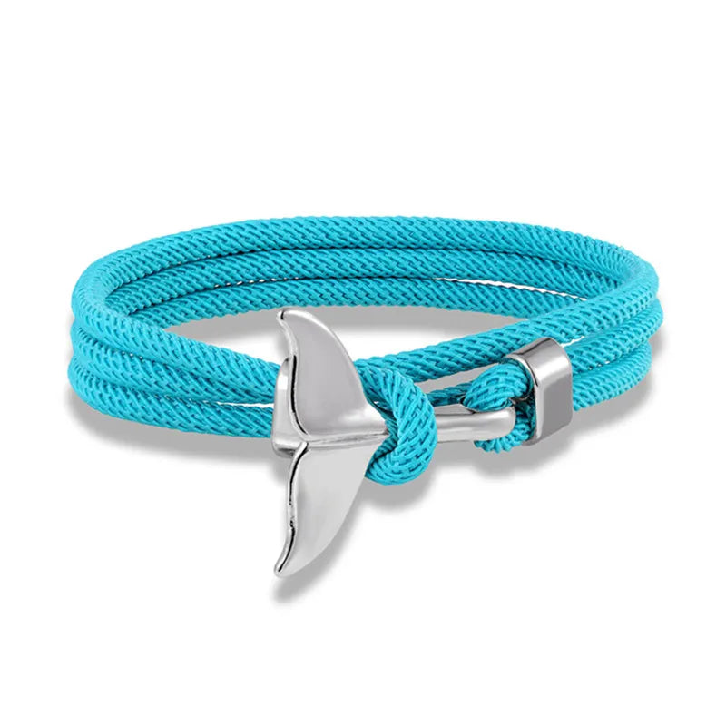 Whale Tail Anchor Bracelet