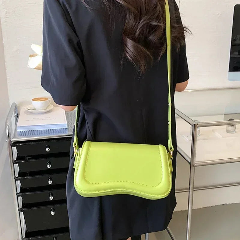 PU Leather Underarm Bag