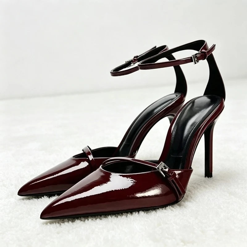 Rhinestone Clear Heel Sandals
