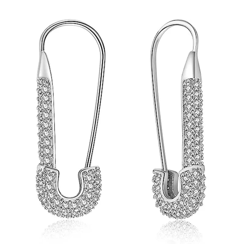 Paper Clip Hoop Earrings