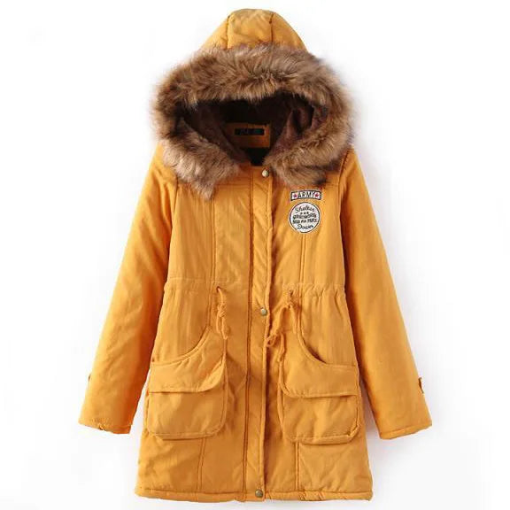 Thickened Hooded Winter Parka