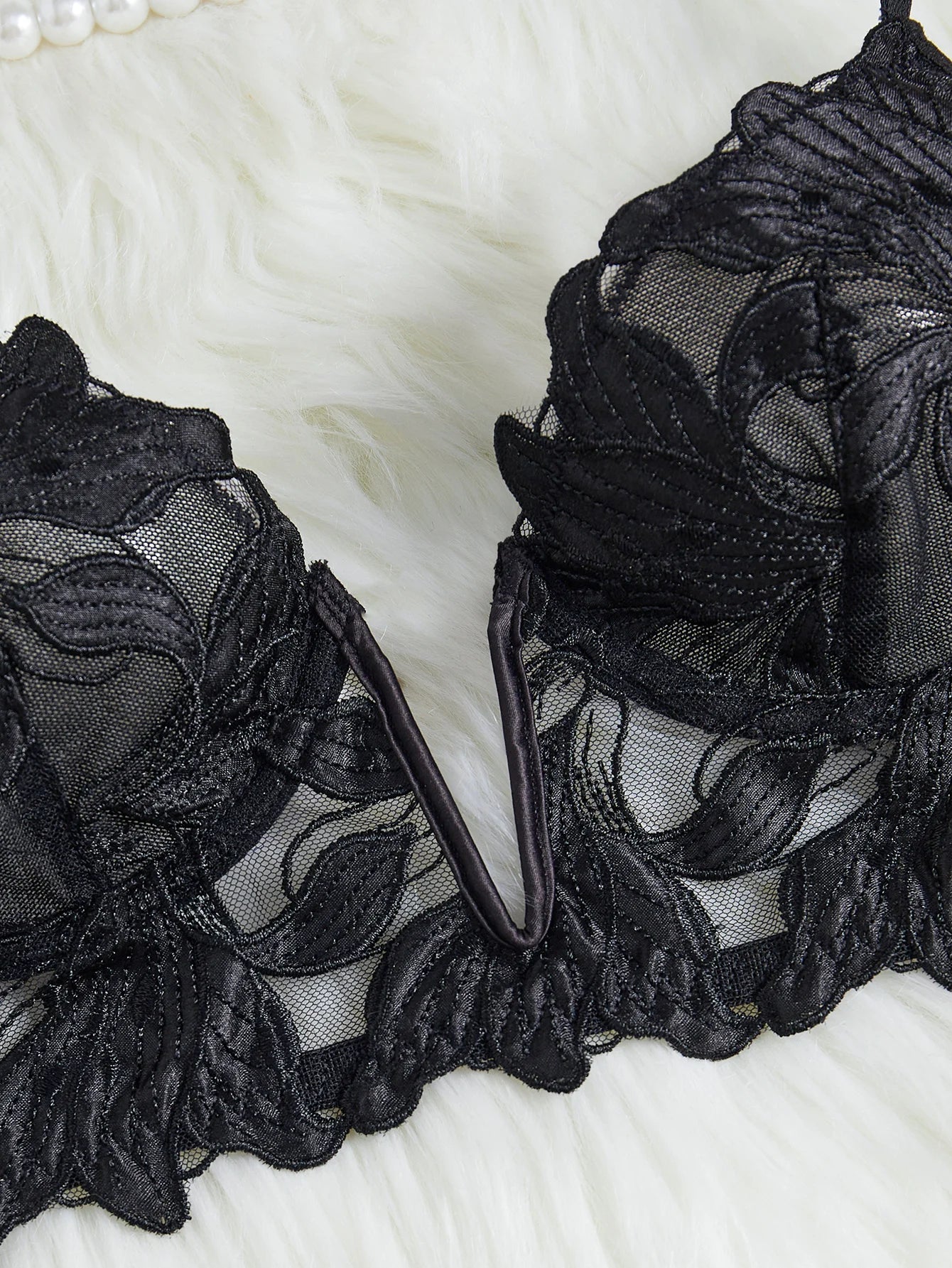 Floral Lace Brief Set