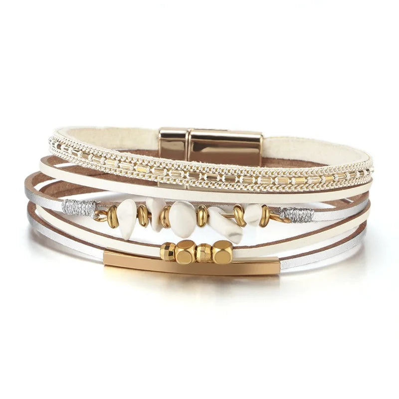 Western Cross Charm Bracelet