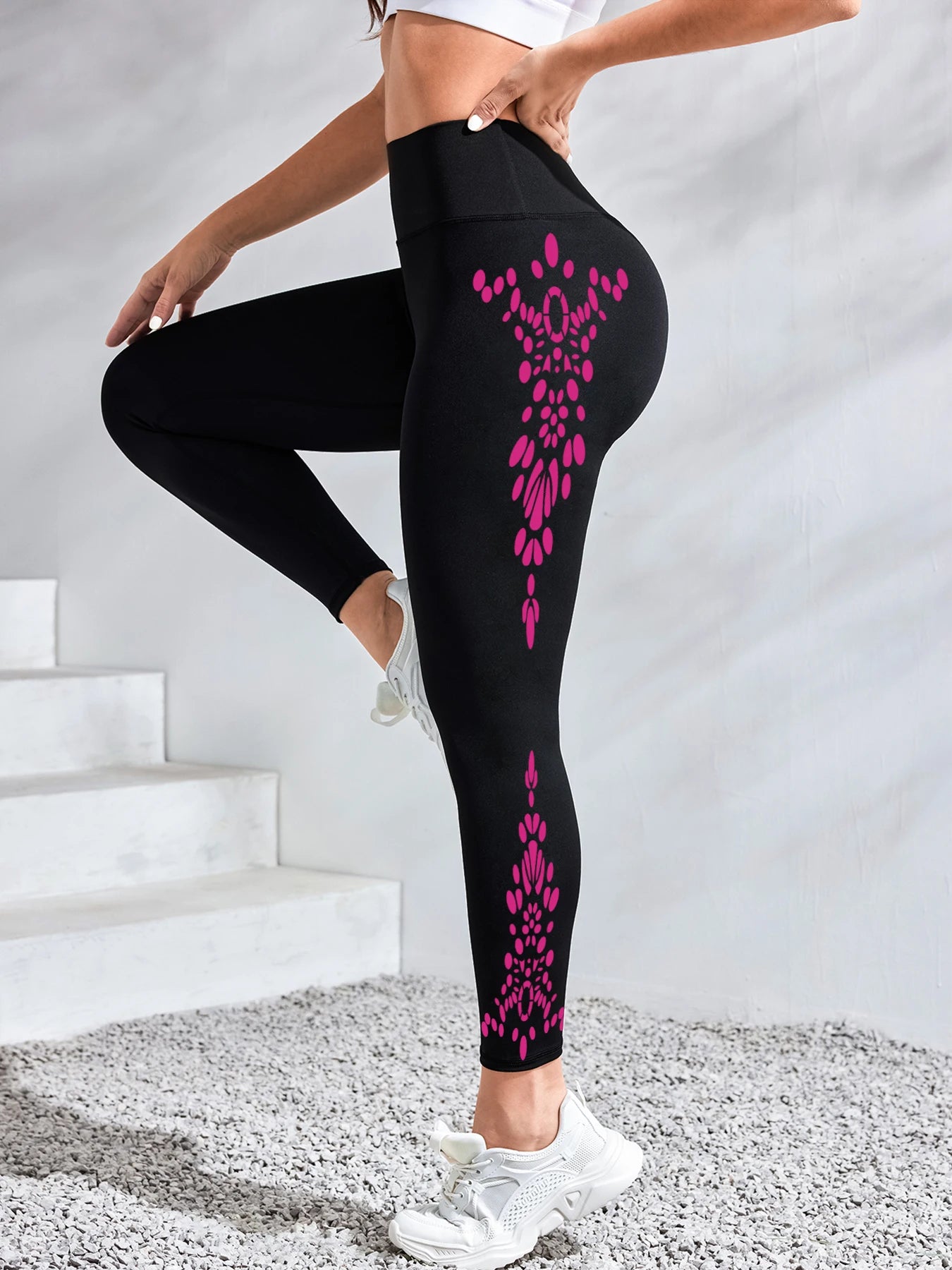 Printed Workout Running Leggings