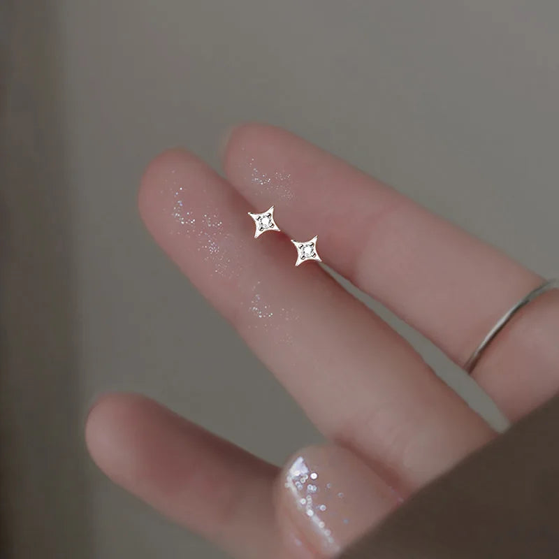 Gold Plated Zircon Studs
